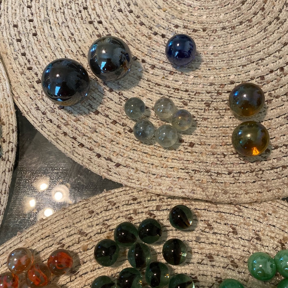 Colorful Glass Marbles Set - Vintage - Picture 4 of 10